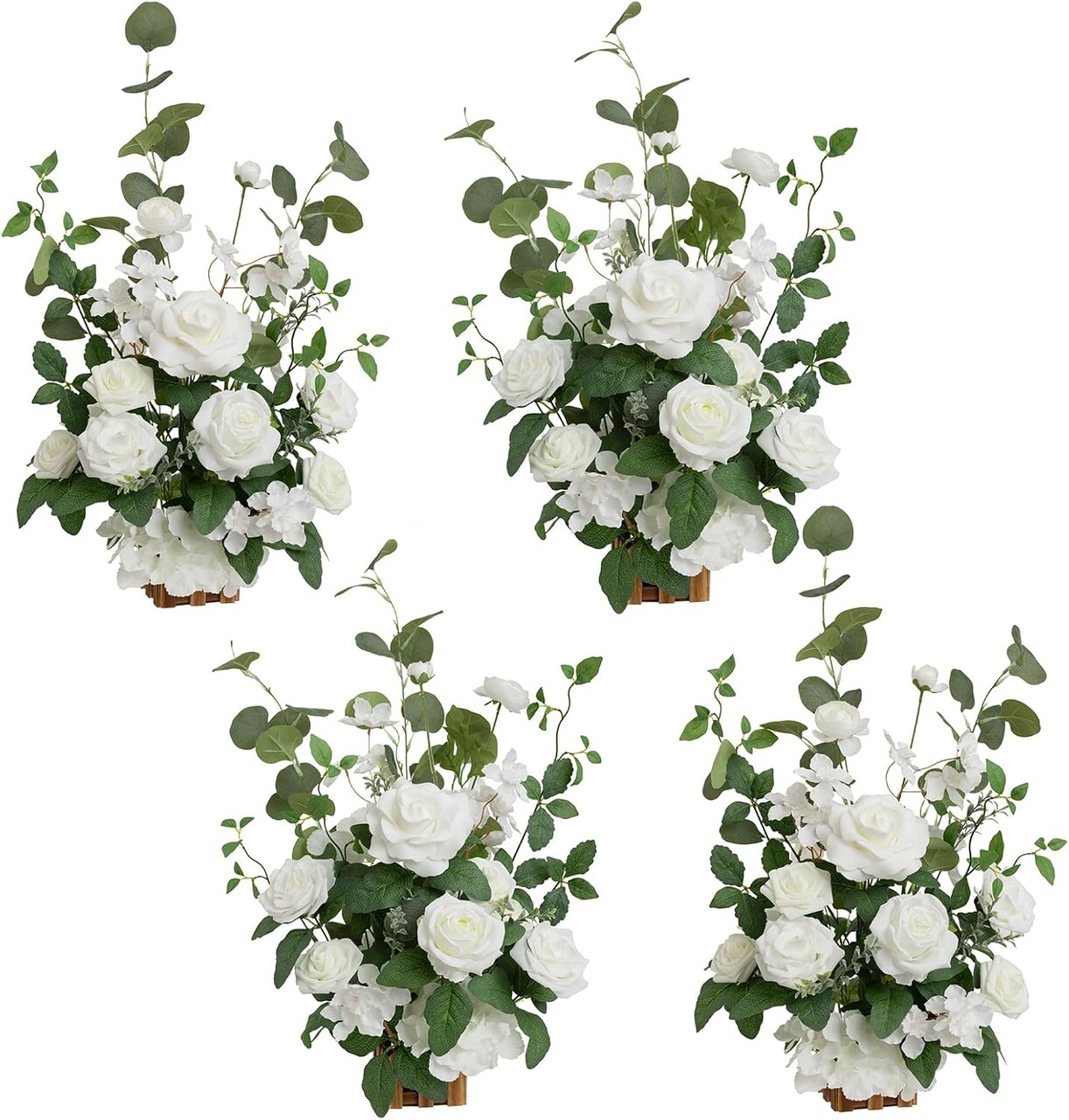 Centerpieces for Ceremony Reception Rose Floral Party Outdoor Decor